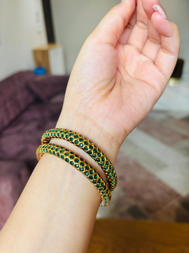 Emerald Bangles